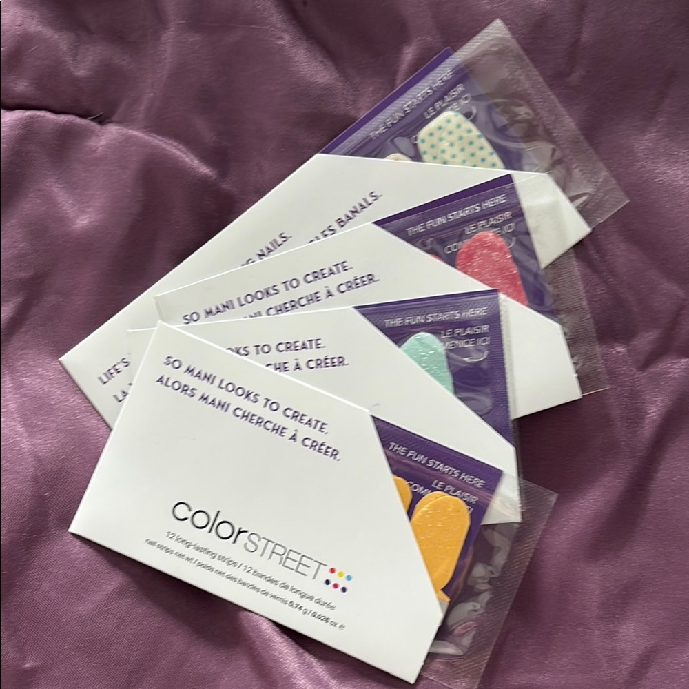Color Street Nail Polish Strips Set